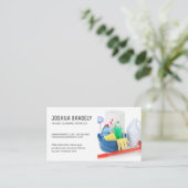 Reinigungsdienste | Wohnungsversorgung Visitenkarte (Stehend Vorderseite)