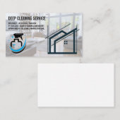 Reinigungsdienste | Wohnzimmer Visitenkarte (Vorne/Hinten)