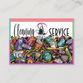 Reinigungsdienstkarte Visitenkarte