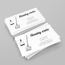 Reinigungsdienstkarte