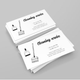 Reinigungsdienstkarte Visitenkarte