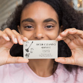 Reinigungsdienstkarte Visitenkarte