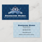 Reinigungsdienstkarten Visitenkarte (Vorne/Hinten)