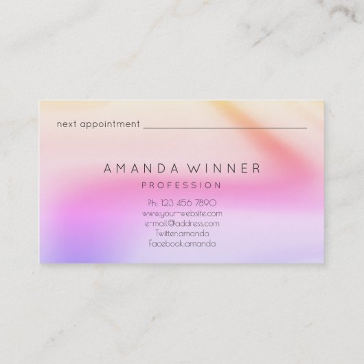 REINIGUNGSDIENSTLEISTUNGEN ENTFERNEN LAGERHALTUNG TERMINKARTE (Rückseite)