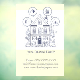 ReinigungsExpress Fensteraufkleber