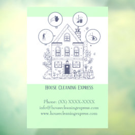 ReinigungsExpress Fensteraufkleber