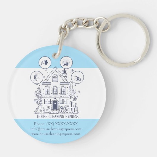 ReinigungsExpress Schlüsselanhänger (Rückseite)
