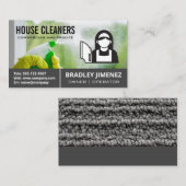 Reinigungsfenster | Maid-Logo Visitenkarte (Vorne/Hinten)