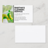 Reinigungsfenster | Zuhause-Services Visitenkarte (Vorne/Hinten)