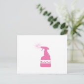 Reinigungsfreak Postkarte (Stehend Vorderseite)