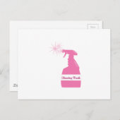Reinigungsfreak Postkarte (Vorne/Hinten)