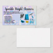 Reinigungsgerät | Seifenblasen Visitenkarte (Vorne/Hinten)