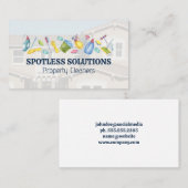 Reinigungsgerät | Zuhause Visitenkarte (Vorne/Hinten)