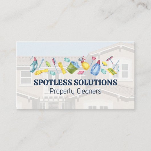 Reinigungsgerät | Zuhause Visitenkarte (Vorderseite)