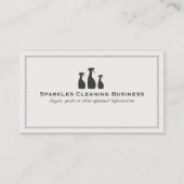 Reinigungsgeschäft Visitenkarte (Vorderseite)