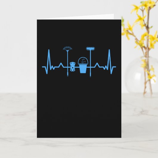 Reinigungsgeschenk für Reinigungskräfte Karte (Gelbe Blume)