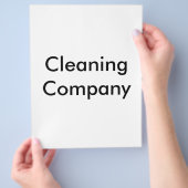 Reinigungsgesellschaft Flyer (Hand)