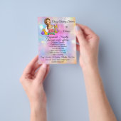 Reinigungshaus Behaltend Holograph Girl Flyer (Gruppe)