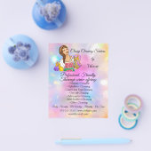 Reinigungshaus Behaltend Holograph Girl Flyer (Einzeln)