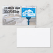 Reinigungshaus | Haushaltshilfe Visitenkarte (Vorne/Hinten)