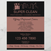 Reinigungshaus Maid Janitor Flyer (Vorne)