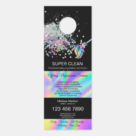 Reinigungshaus Maid Janitor Türanhänger