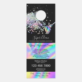 Reinigungshaus Maid Janitor Türanhänger