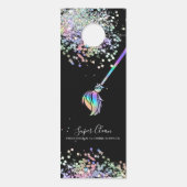 Reinigungshaus Maid Janitor Türanhänger (Rückseite)