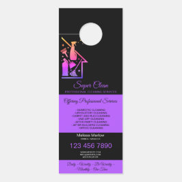 Reinigungshaus Maid Janitor Türanhänger