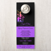 Reinigungshaus Maid Janitor Türanhänger (Auf Knauf)