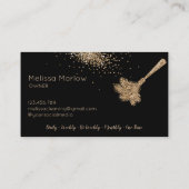 Reinigungshaus Sparkling Federduster Visitenkarte (Rückseite)