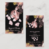 Reinigungshaus Sparkling Gold Diamonds Business Visitenkarte (Vorne/Hinten)