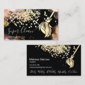 Reinigungshaus Sparkling Gold Visitenkarte (Vorne/Hinten)