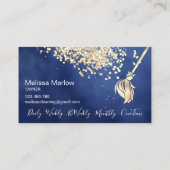 Reinigungshaus Sparkling Gold Visitenkarte (Rückseite)