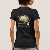 Reinigungshaus Sparkling Gold Visitenkarte T-Shirt (Rückseite)