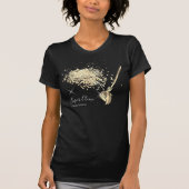 Reinigungshaus Sparkling Gold Visitenkarte T-Shirt (Vorderseite)