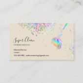 Reinigungshaus Sparkling Holograph Nächster Appoi Terminkarte (Vorderseite)