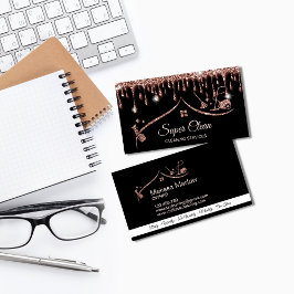 Reinigungshaus Sparkling Rose Gold Visitenkarte