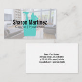 Reinigungshilfe | Reinigungsmittel Visitenkarte (Vorne/Hinten)