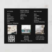 ReinigungsHouse QR Code Sparkling Business Flyer (Hinten)