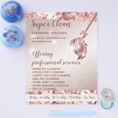 ReinigungsHouse Sparkling Rose Gold Flyer (Einzeln)