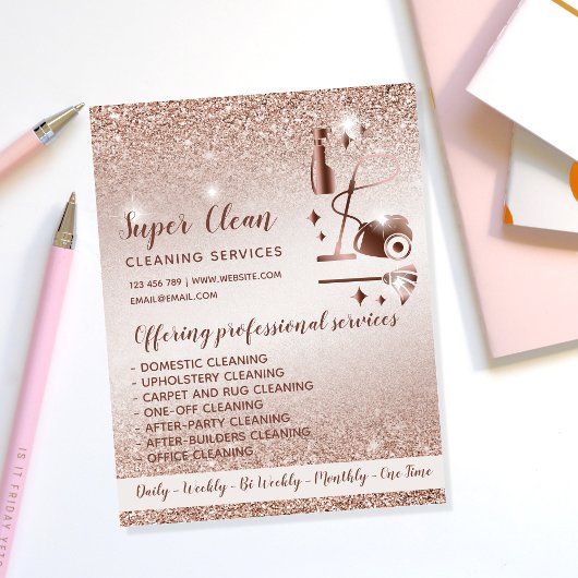 ReinigungsHouse Sparkling Rose Gold Flyer