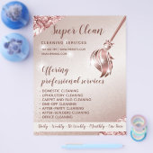 ReinigungsHouse Sparkling Rose Gold Flyer (Einzeln)