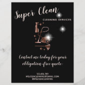 ReinigungsHouse Sparkling Rose Gold Flyer (Hinten)