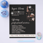 ReinigungsHouse Sparkling Rose Gold Flyer (Einzeln)