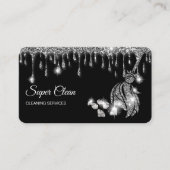 ReinigungsHouse Sparkling Silberdiamanten Visitenkarte (Vorderseite)