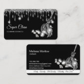 ReinigungsHouse Sparkling Silberdiamanten Visitenkarte (Vorne/Hinten)