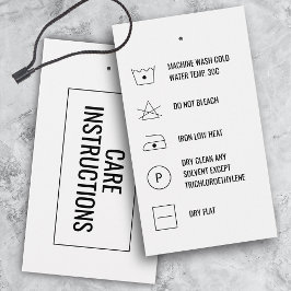 Reinigungsinstruktionen Produktpfandkarte