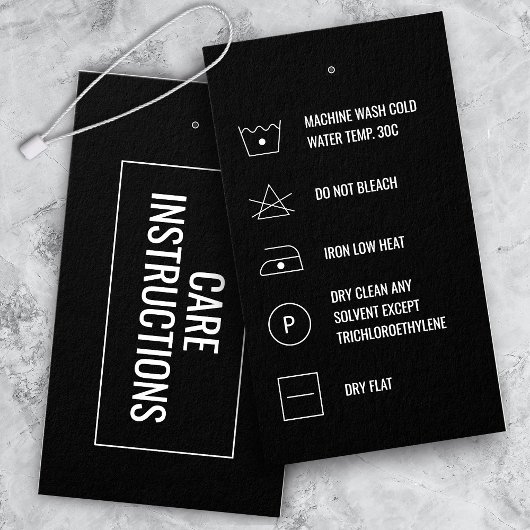 Reinigungsinstruktionen Produktpfandkarte