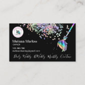 Reinigungskarte Visitenkarte (Rückseite)